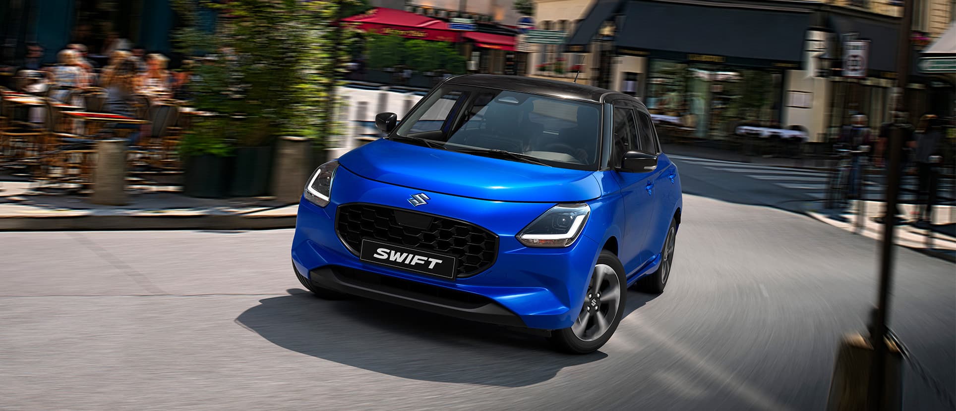 suzuki swift hybrid albastru